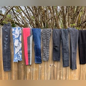 HUGE lot of 9 pairs of denim Hudson insight zara citizens